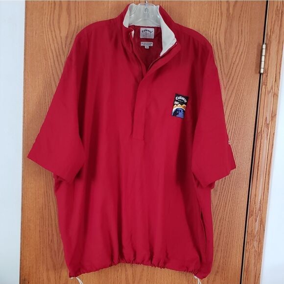 2007 Men's Bright Red Callaway Golf Shirt Sz XL - Picture 1 of 6